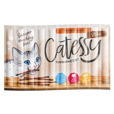 Catessy Sticks 10 x 5 g Snack per gatti