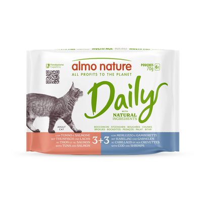Almo Nature Daily Menu 6 x 70 g umido per gatto
